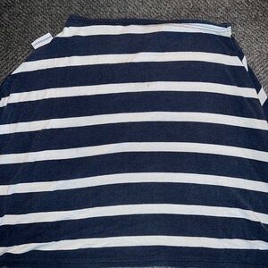 Blue and White Car Seat Cover